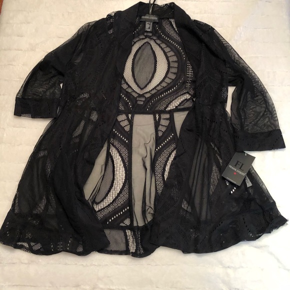 Frank Lyman Design Tops - NWT FRANK LYMAN black lace cardigan